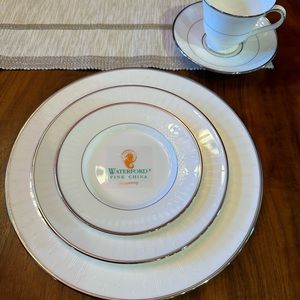 Waterford Lismore Platinum 5 piece place setting NIB